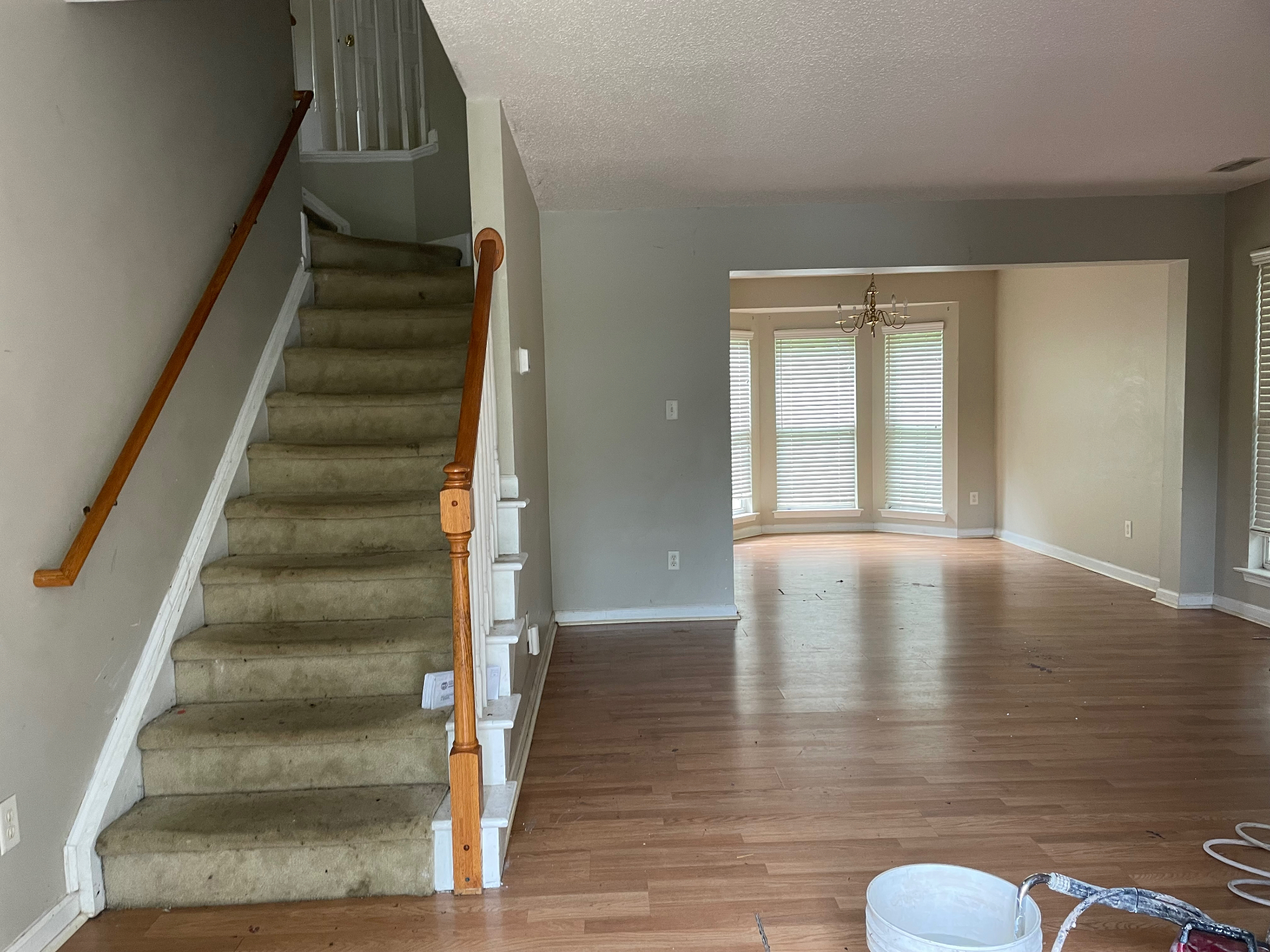 Before — Stairway & Main Room