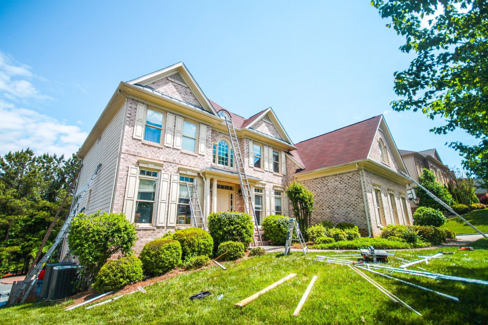 Before — Side & Front Elevation
