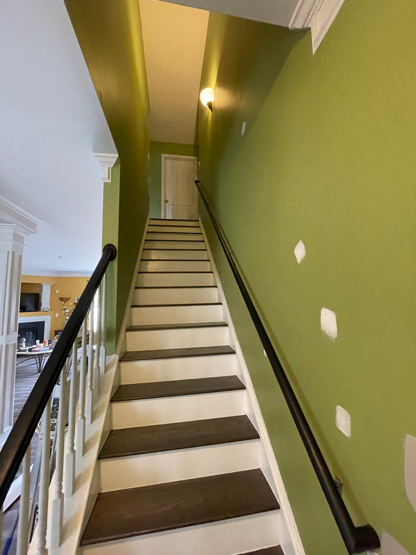 Before — Original Green Walls