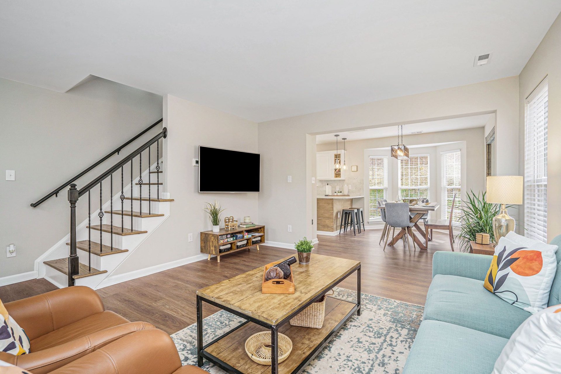 After — Open Living Area
