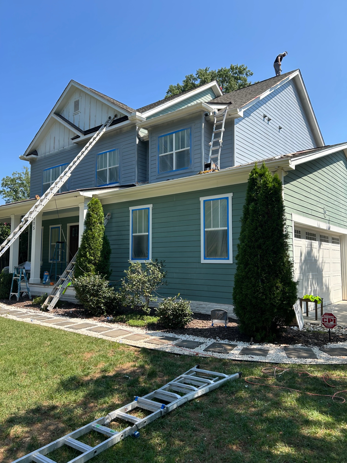 Before — Front Elevation in Prep
